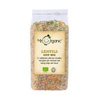 mr organic dried lentils variety mix 500g