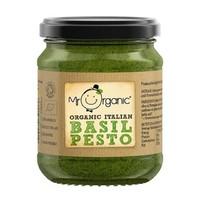 Mr Organic Org Basil Pesto 130g