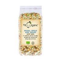 mr organic pearl spelt and beans 500g