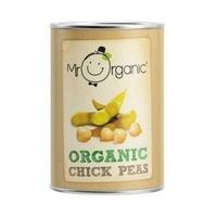mr organic org chick peas tin 400g 1 x 400g