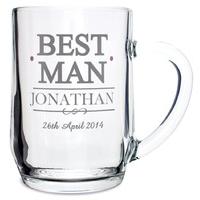 mr mrs best man tankard customised