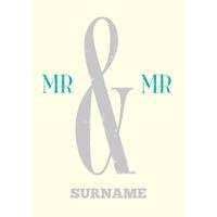 Mr & Mr | Civil Partnership Card