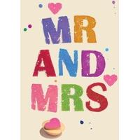 Mr And Mrs | Wedding Card | Scribbler Cards