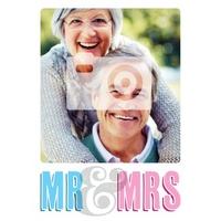 Mr & Mrs | Photo Upload Card