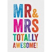 Mr and Mrs Totally Awesome | Wedding Cards | BC1616