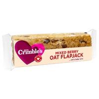 mrs crimbles mixed berry oat flapjack 65g 65g blue