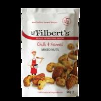 mr filberts chilli fennel nuts 50g 50g