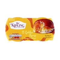 Mr Kipling Exceedingly Good Puddings 2 Pack Golden Syrup