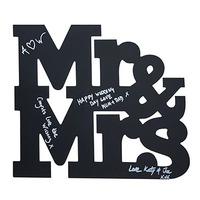 Mr & Mrs Chalkboard Guest Book