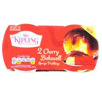 Mr Kipling Exceedingly Good Puddings 2 Pack Cherry Bakewell