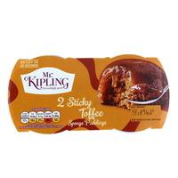 Mr Kipling Exceedingly Good Puddings 2 Pack Sticky Toffee