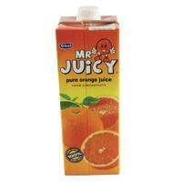 Mr Juicy Pure Orange Juice 1 Litre Cartons Pack of 12 A01650
