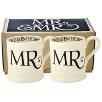 Mr & Mr Set of 2 1/2 Pint Mugs