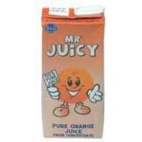 Mr Juicy Orange Juice 1 Litre Pack of 12 A01650
