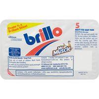 Mr Muscle Brillo Pads Multi Use Soap Pads 5 Pack