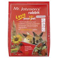 mr johnsons love your baby pet rabbit jasper 1kg