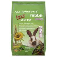 mr johnsons love your pet rabbit supreme 15kg