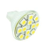 MR11 GZ4 GU4 G4 3W Warm / Cool White / Warm White 12x5050SMD LED 160-180LM Light Led Bulb (DC12V)