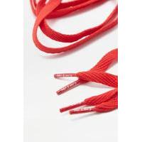 Mr. Lacy Red Flat Shoe Lace Belt, RED