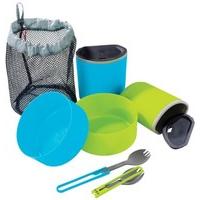 MSR 2 Person Mess Kit dishes green/blue 2017 dinner set