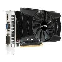 msi nvidia geforce gtx750 ti ocv1 graphics card 2gb gddr5 1059mhz dvi  ...