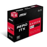 MSI AMD RX 550 AERO ITX 2G OC 128-Bit GDDR5 Memory DisplayPort/HDMI/DL-DVI-D PCI Express Graphics Card - Black