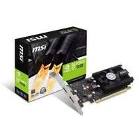 MSI NVIDIA GeForce GT 1030 2G LP OC 2Gb GDDR5 64 Bit Memory PCI Express Graphics Card - Black