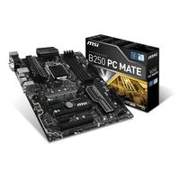 MSI 911-7A72-003 PC MATE Kaby Lake CrossFire Intel B250 DDR4 ATX Motherboard Black