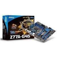 MSI Z77A-G45 Motherboard Core i3/i5/i7/Pentium/Celeron LGA1155 Intel Z77 ATX RAID Gigabit LAN