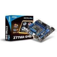 msi z77ma g45 motherboard lga1155 intel z77 micro atx raid sata gigabi ...