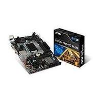 msi h110 m pro vd plus m atx motherboard