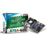 msi a75a g35 motherboard amd fm1 amd a75 atx sata raid gigabit lan