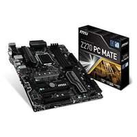 MSI Intel Z270 PC MATE 7th/6th Gen USB2 Motherboard - Black (Intel Core i3/i5/i7 Processor LGA 1151 Dual Channel DDR4 USB 3.1 PCI-E 3.0 PCI-E x1 Sata