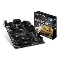 MSI 911-7A72-003 PC MATE Kaby Lake CrossFire Intel B250 DDR4 ATX Motherboard - Black