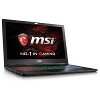 MSI GS63VR 7RF(Stealth Pro)-212UK Gaming Laptop, Kabylake i7-7700HQ 2.8GHz, 16GB DDR4, 256GB SSD, 2TB HDD, 15.6" FHD, No-DVD, NIVIDA GTX 1060 6GB