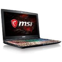 MSI GE62 7RE(Camo Squad)-809UK Gaming Laptop, Kabylake i5-7300HQ, 8GB RAM, 128GB SSD, 1TB HDD, 15.6" FHD, DVDRW, NVIDIA GTX 1050Ti 4GB, WIFI, Win