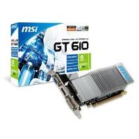 MSI GT 610 2GB GDDR3 DVI HDMI D-Sub PCI-E Graphics Card