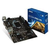 msi b250m pro vd lga1151 intel b250 ddr4 matx