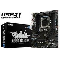 MSI X99A RAIDER Intel S2011-3 DDR4 USB3.1 PCIe SATA3 M.2 ATX
