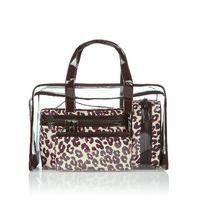 M&S Collection 4 Leopard Print Cosmetic Bag Set