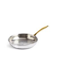 ms chef chef tri ply 24cm textured fry pan