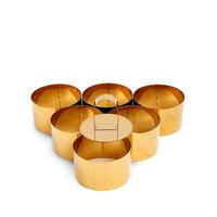 M&S chef Set of 6 Cooking Rings with Press