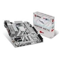 MSI Intel 1151 B250 Mortar Artic LGA1151 Pent IC DDR4 Audio/LAN CF M.2 Micro ATX Motherboard - Black