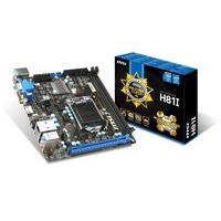 msi h81i socket 1150 vga dvi hdmi 8 channel audio mini itx motherboard