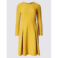 M&S Collection Flared Long Sleeve Skater Dress