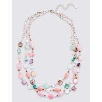 M&S Collection Multi Chip Row Necklace