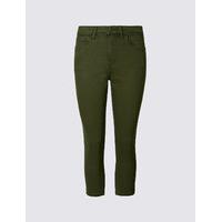 M&S Collection Mid Rise Cropped Super Skinny Leg Jeans