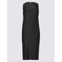 M&S Collection Plisse Shift Midi Dress