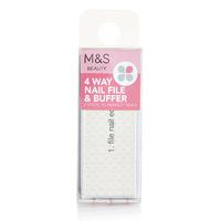 M&S Collection 4 Way Nail File & Buffer