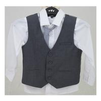 M&S Autograph, age 3-4 years shirt, waistcoat and tie